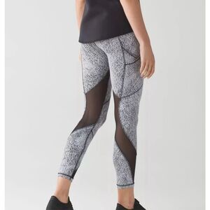 lululemon athletica Black and White Leggings